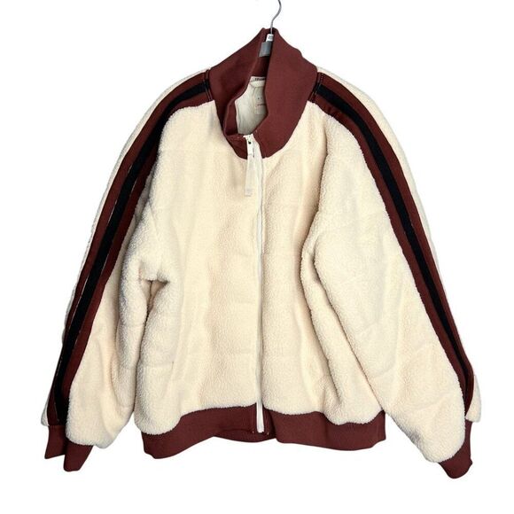 NWT‎ Free People FP Movement Fleecy Sherpa Scrunchy Pippa Jacket Size Large - Picture 7 of 11